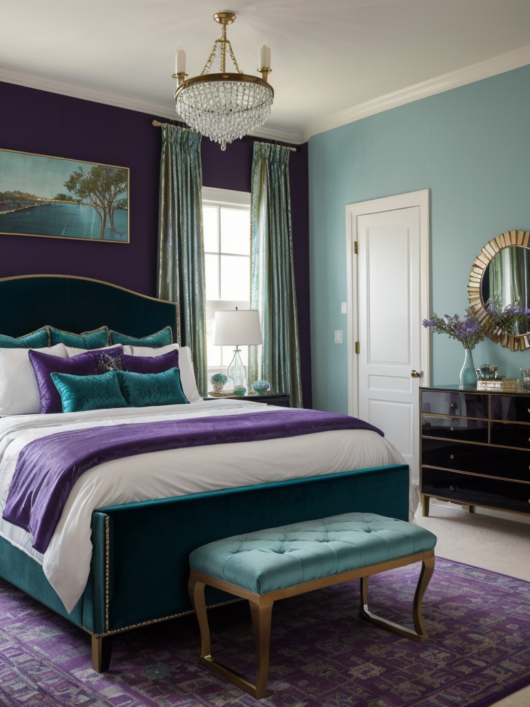 Get Luxe Vibes with Bold Blue Bedroom Decor