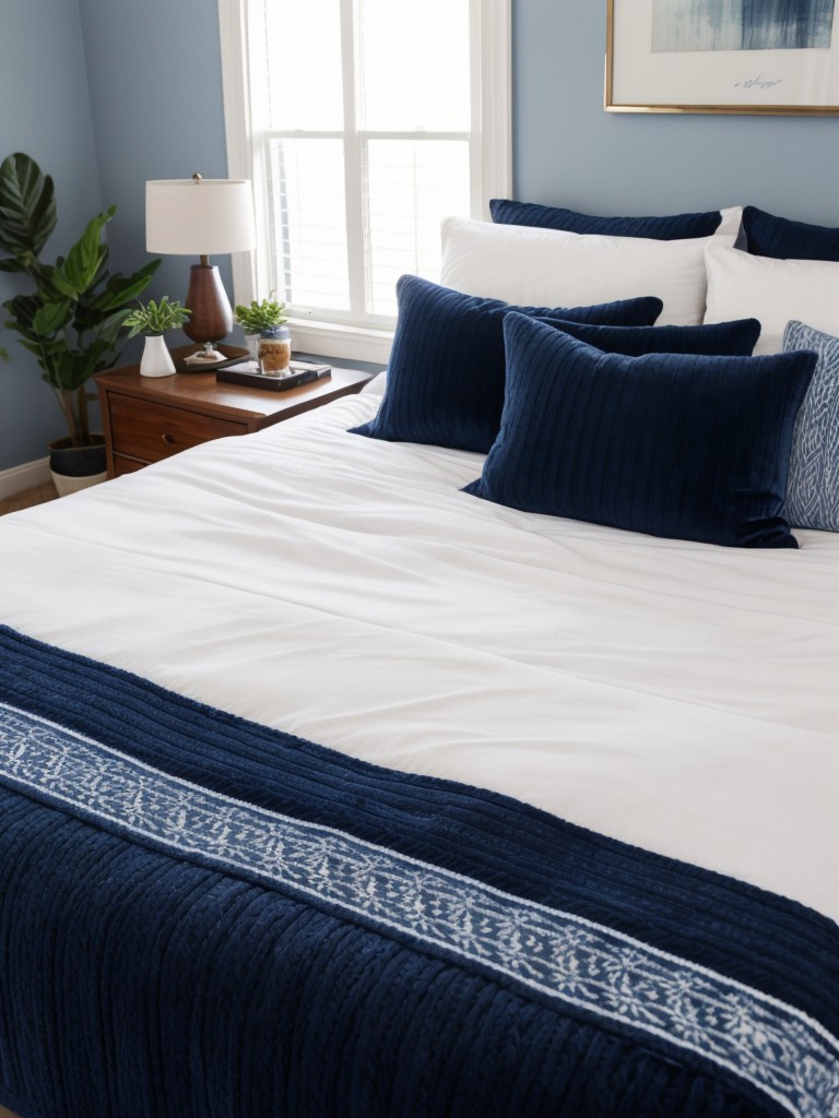 Cozy & Chic: Elevate Your Apartment with Blue Bedroom Makeover!