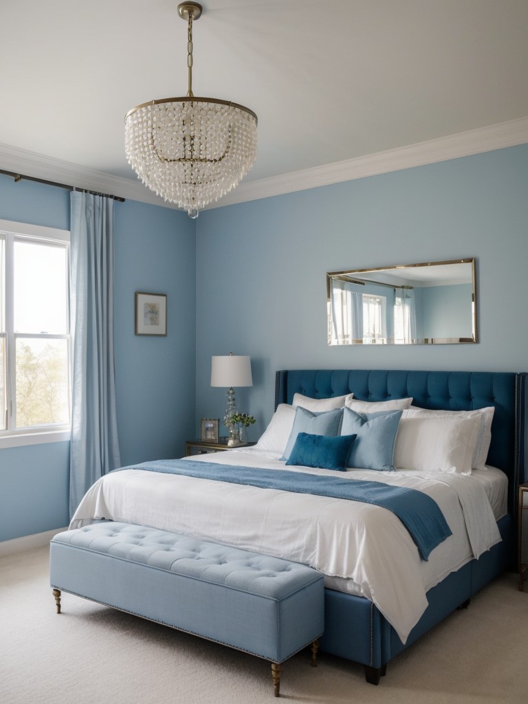 Transform Your Apartment with Stunning Blue Bedroom Decor