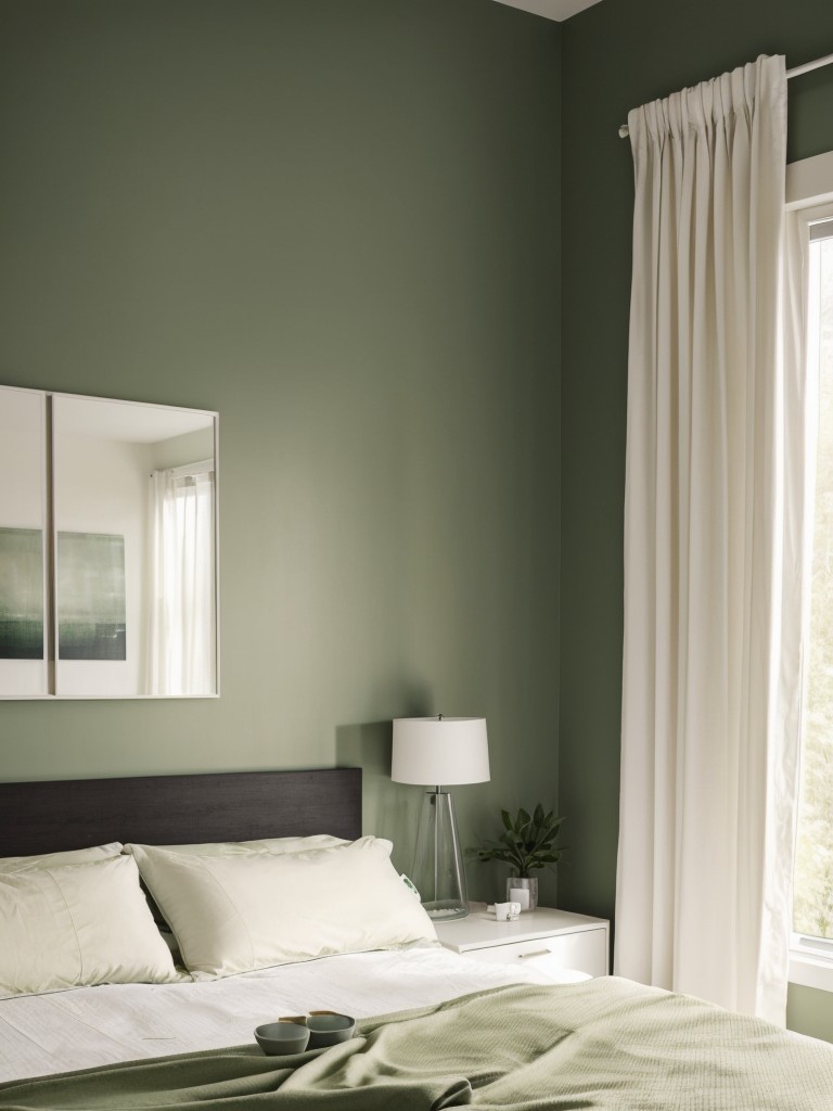 Minimalist Oasis: Green Bedroom Décor Ideas!