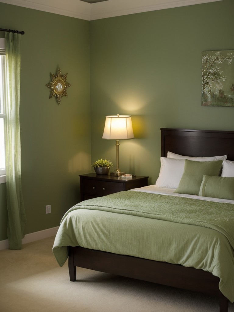 Green Bedroom Oasis: Serene Décor Ideas for Apartments!