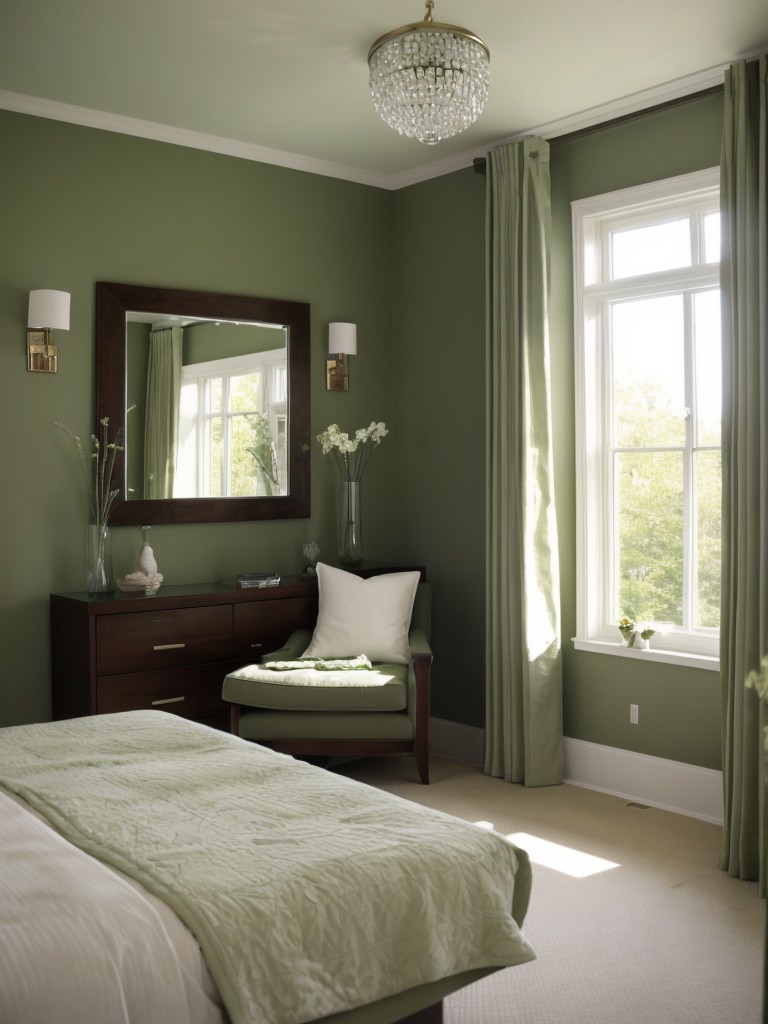 Create a Relaxing Oasis with Gorgeous Green Bedroom Décor!