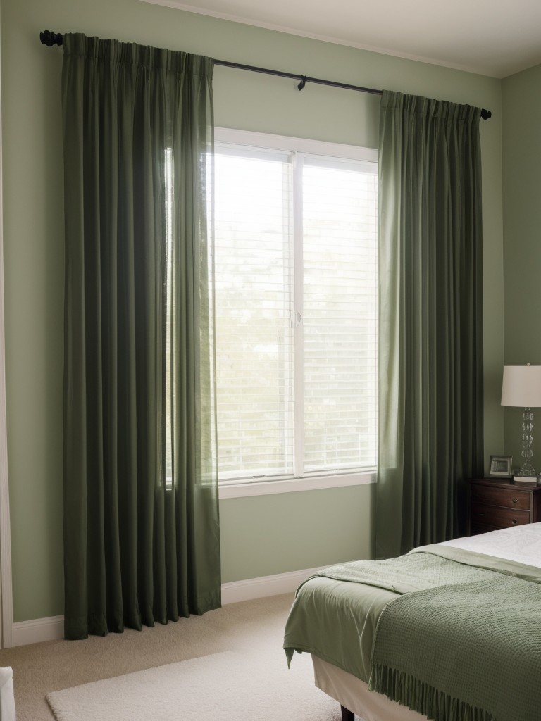 Elevate your bedroom with stylish window treatments for a serene oasis!