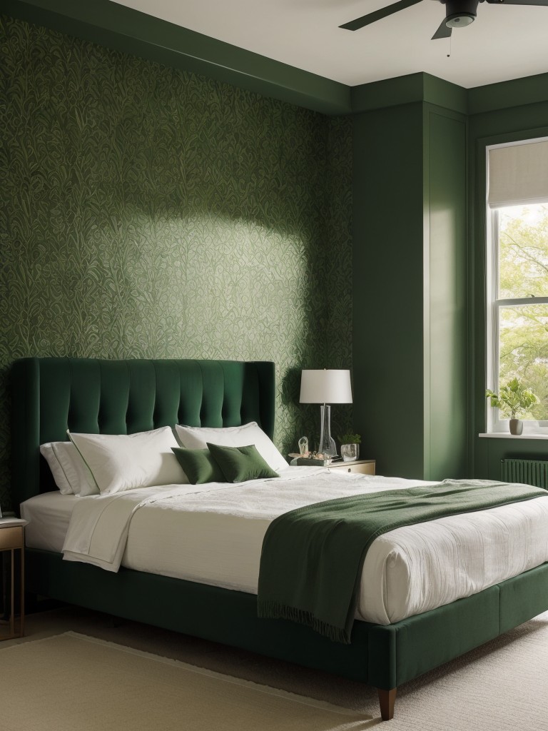 Create a Serene Oasis with Green Bedroom Décor