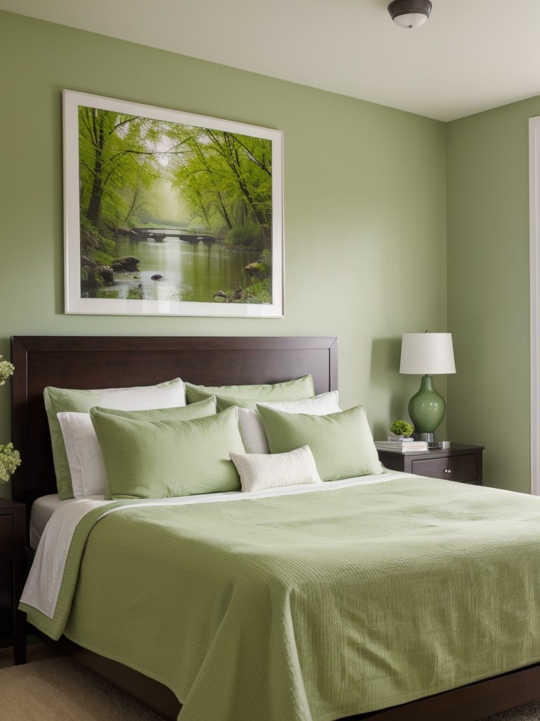 Create a Serene Oasis: Green Bedroom Décor Inspo!