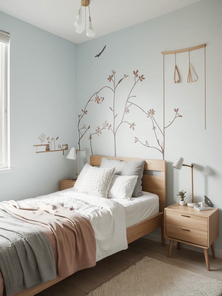 Scandi Chic: Transform Your Apartment with Whimsical Wall Decals!