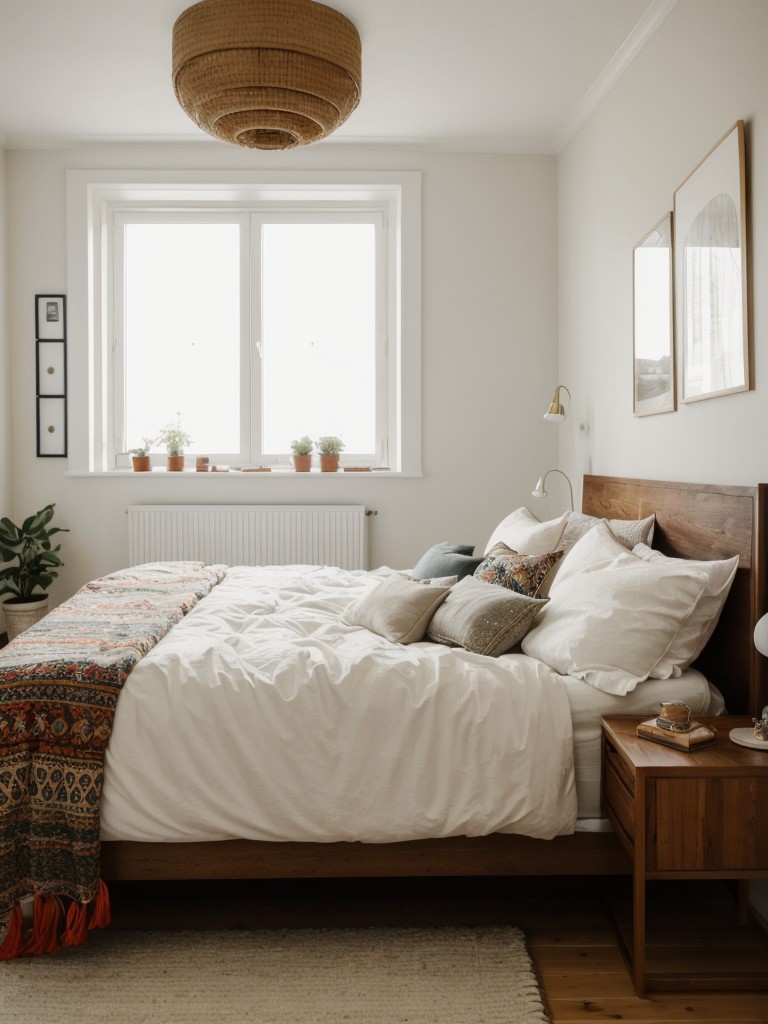 Stylish Scandinavian Apartment: Elevate Your Bedroom with Bohemian Decor