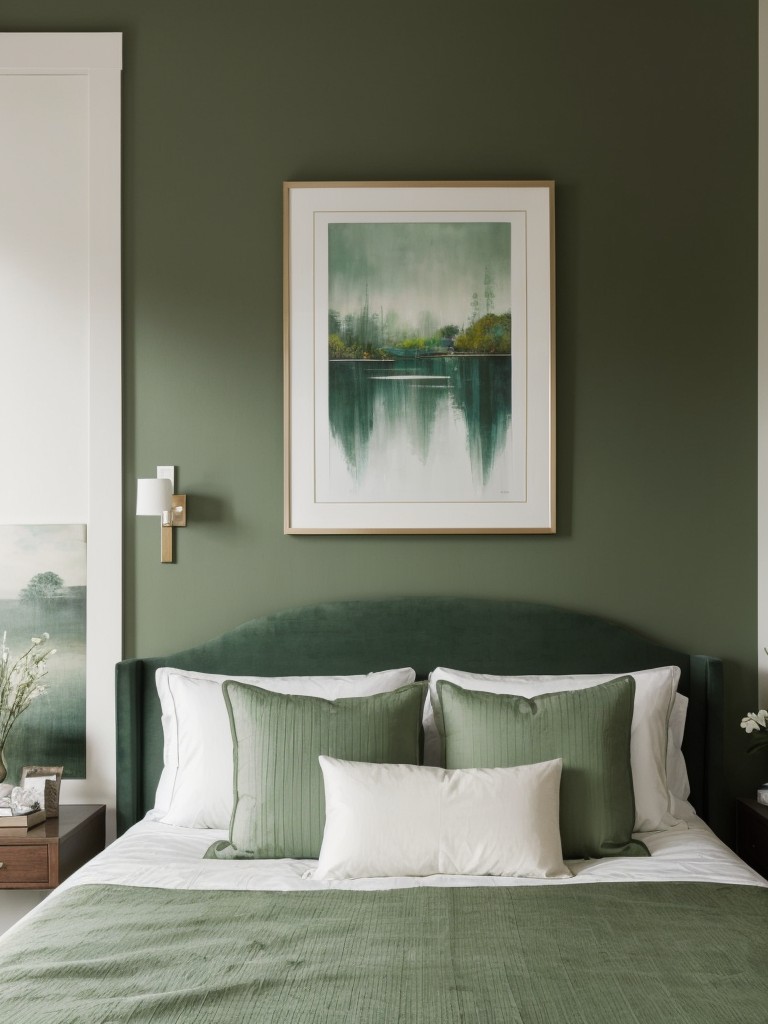 Relaxing Green Bedroom: Create a Tranquil Oasis in Your Apartment!