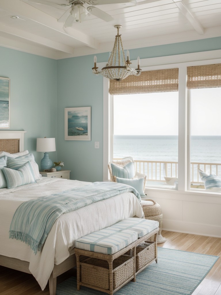 Coastal Retreat: Create a Dreamy Green Bedroom with Nautical Vibes