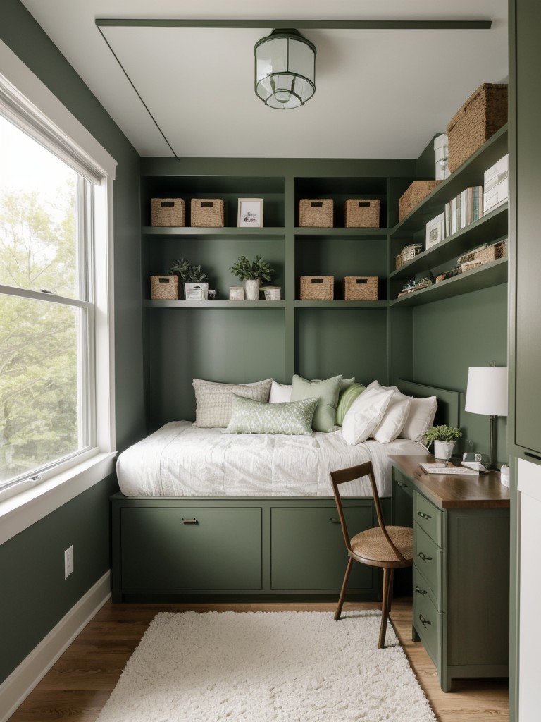 Green Bedroom Ideas: Nature-inspired decor for small apartments