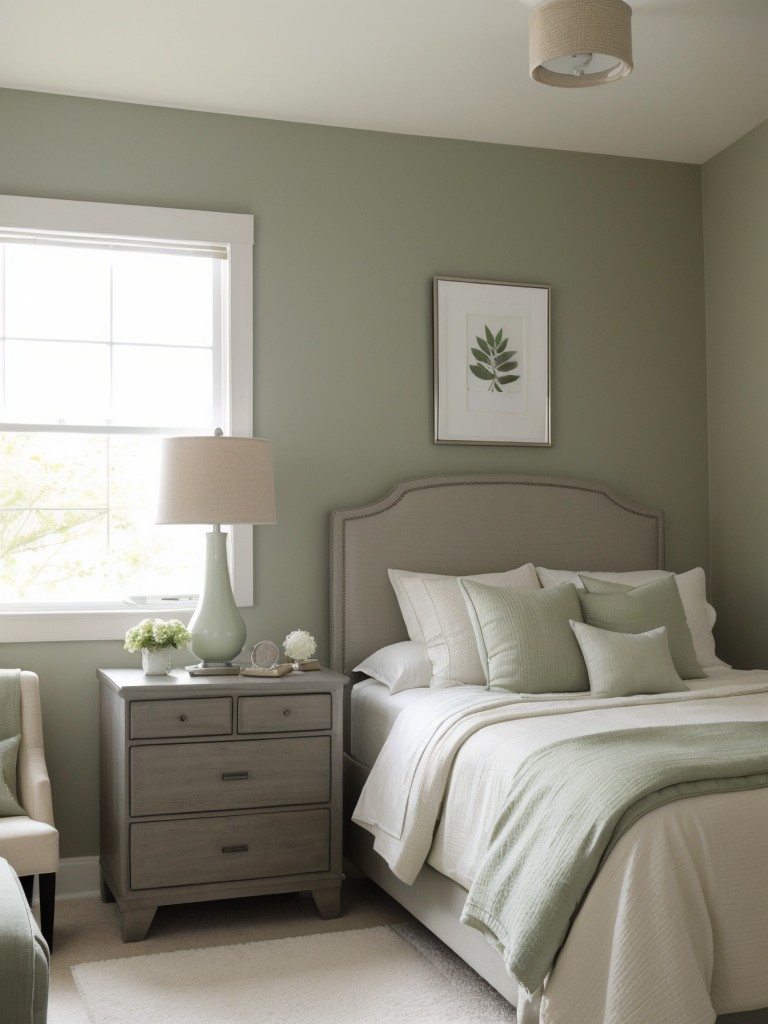 Tranquil Apartment Vibes: Elevate Your Bedroom with Green Décor!