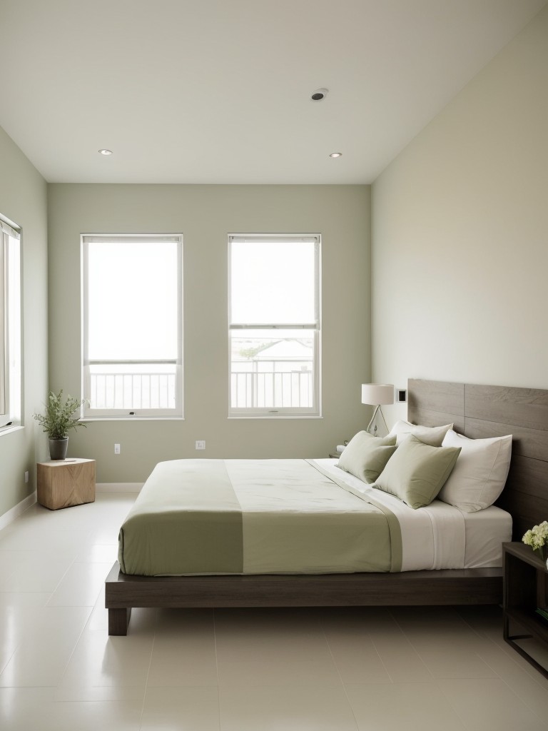 Serene and Sophisticated: Minimalist Green Bedroom Ideas