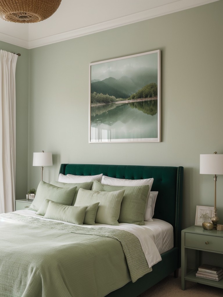 Green Retreat: Transform Your Bedroom with Serene Décor!