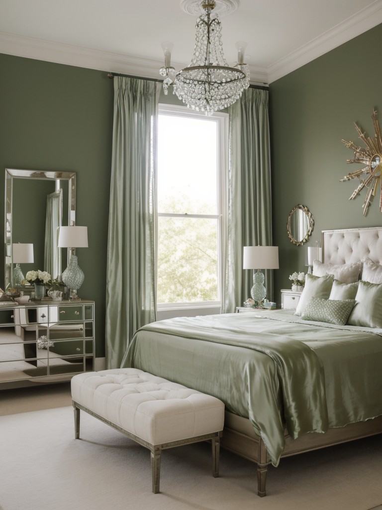 Green Bedroom Bliss: Stylish Eco-Friendly Apartment Decor!