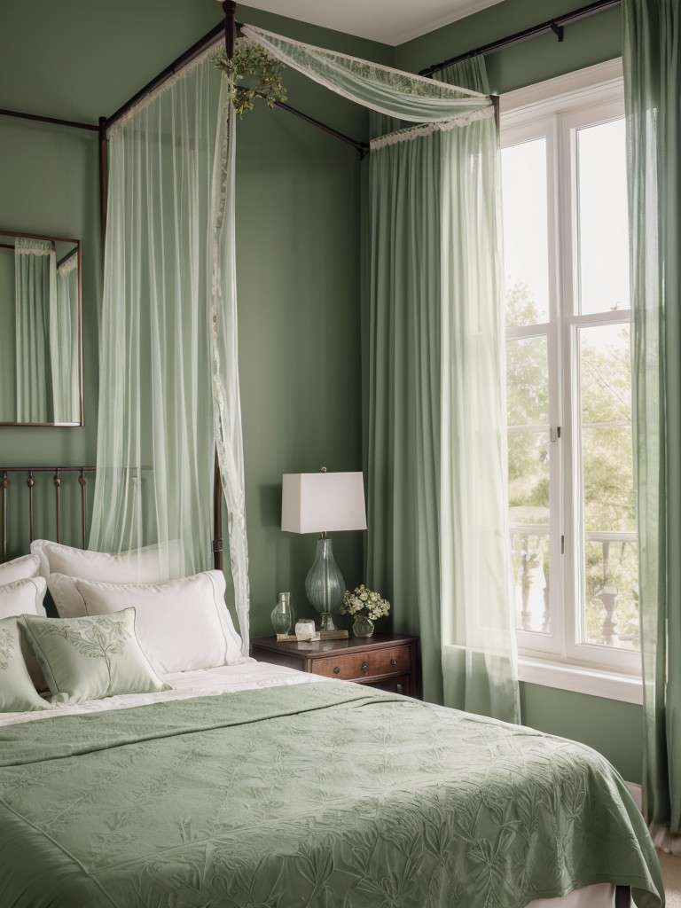 Revitalize Your Space: Energizing Green Bedroom Décor!