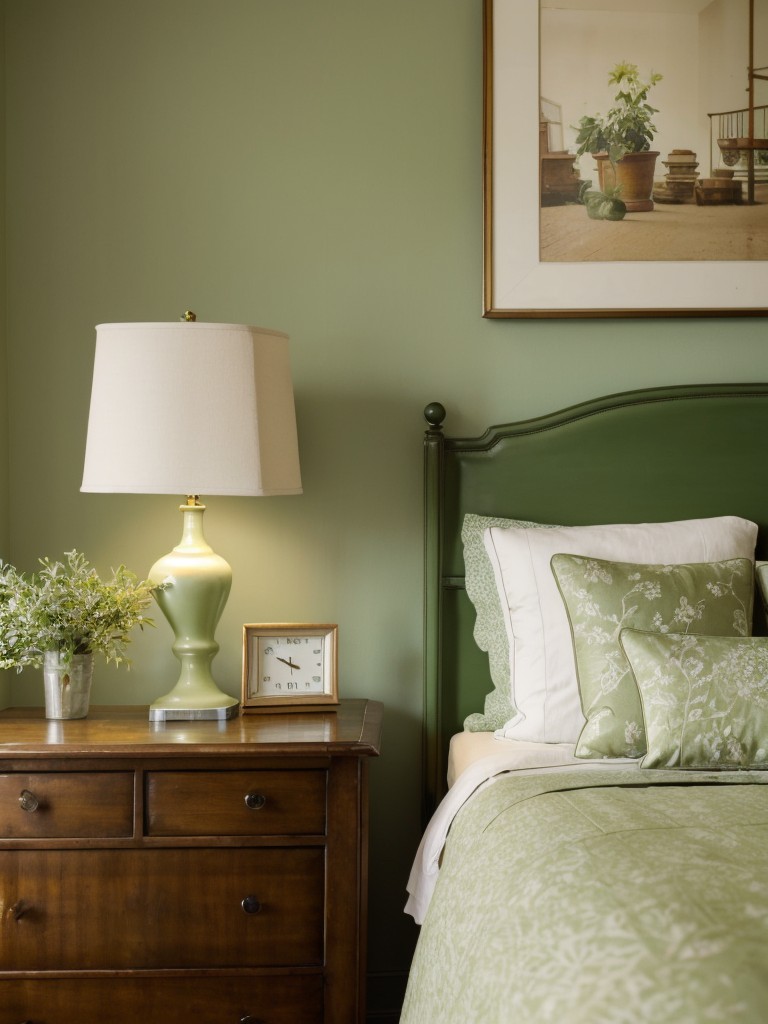 Vintage Vibes: Energize Your Apartment with Green Bedroom Décor