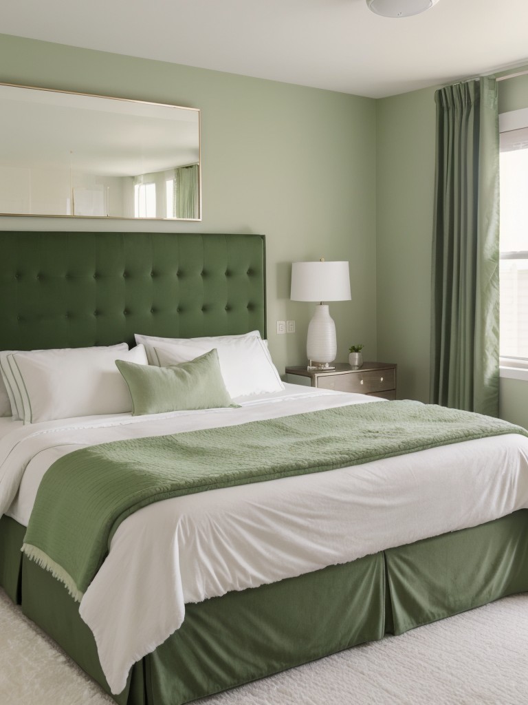 Revitalize Your Apartment: Energize Your Space with Green Bedroom Décor!