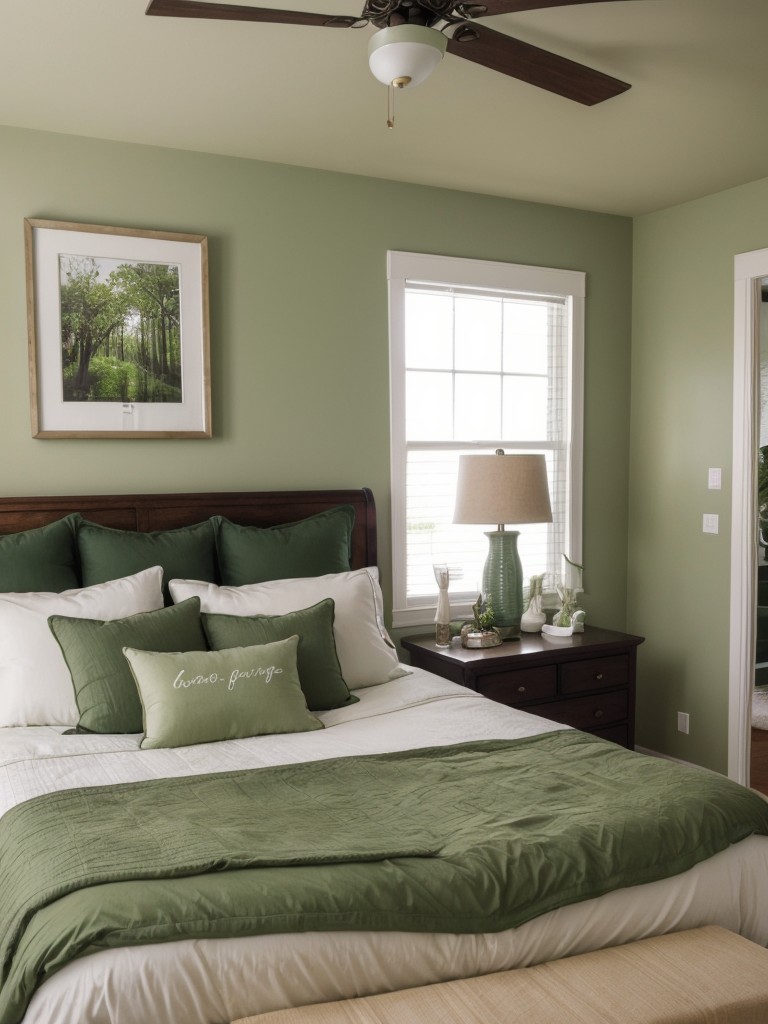 Natural Oasis: Transform Your Apartment with Green Bedroom Decor Ideas!