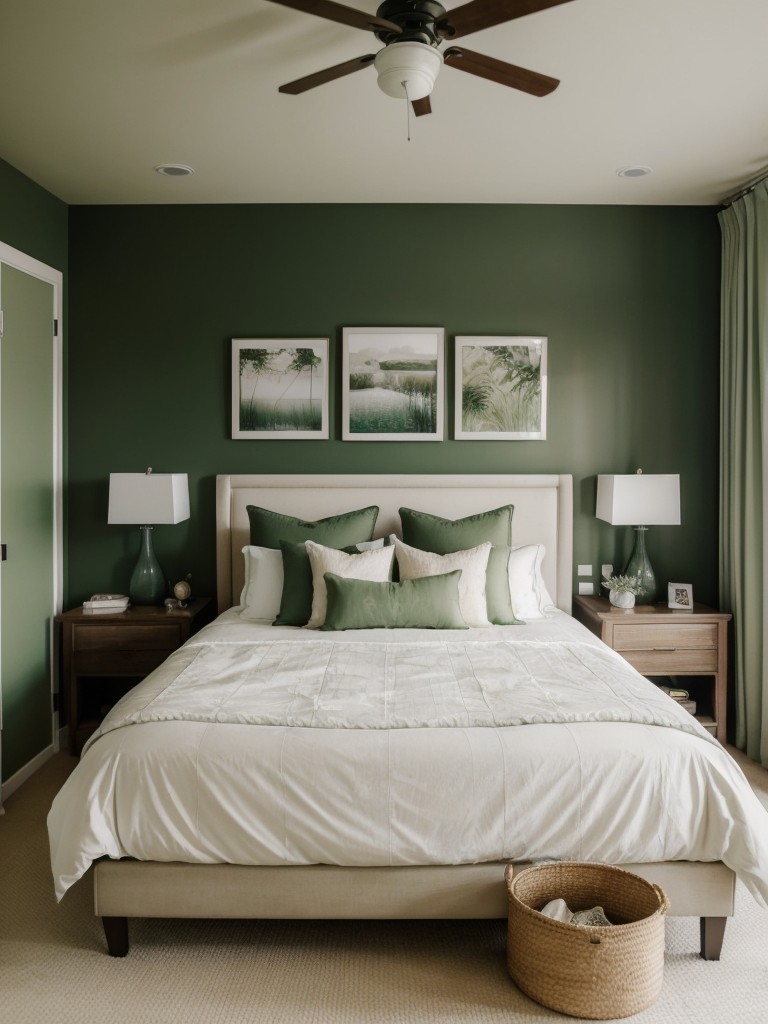 Cozy Apartment Vibes: Gorgeous Green Bedroom Decor Ideas!