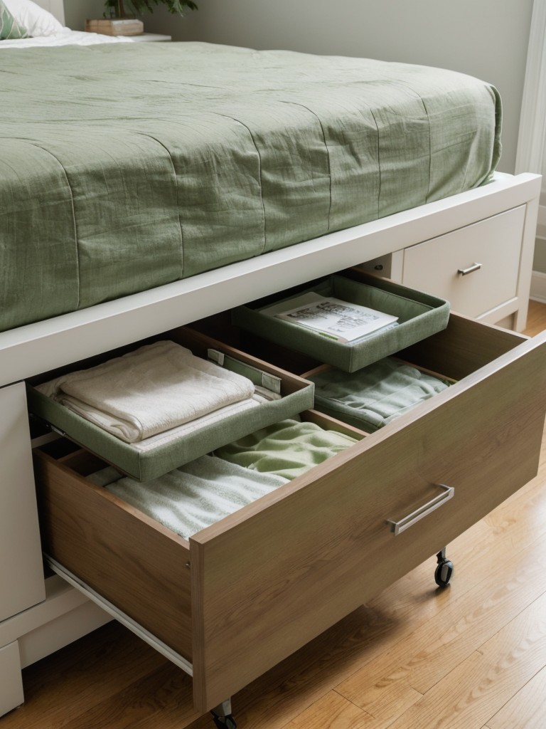 Green Bedroom Decor: Nature's Healing Touch + Clever Storage Solutions!