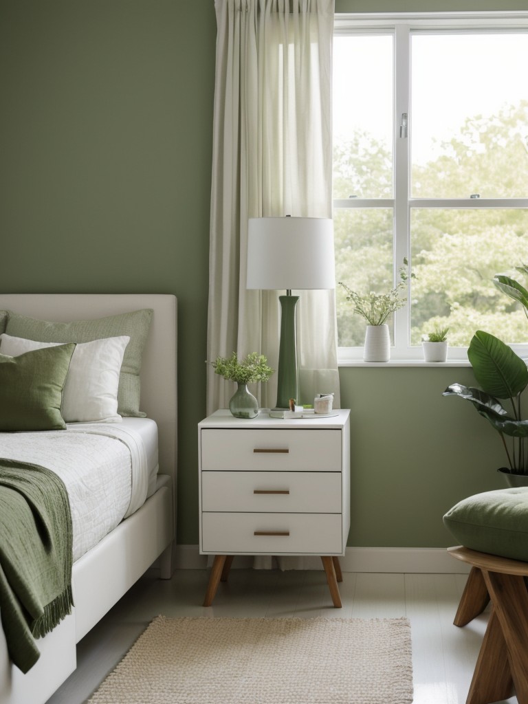 Minimalist Green Bedroom Decor: Embrace Serenity and Simplicity!