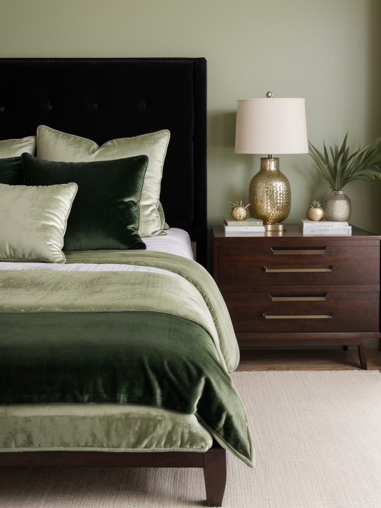 Zen Retreat: Green Bedroom Décor for Serene Apartments