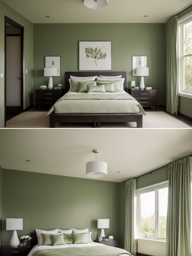 Zen Retreat: Green Bedroom Décor Ideas for a Serene Apartment