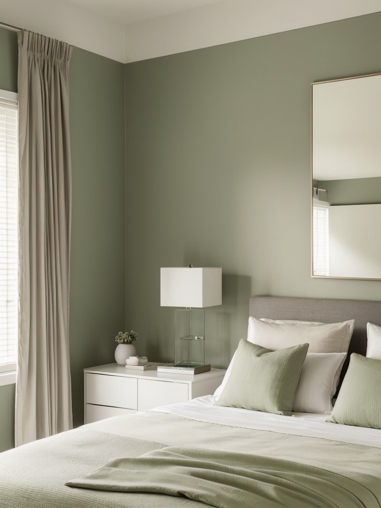 Zen-Inspired Apartment: Serene Green Bedroom Décor Ideas!