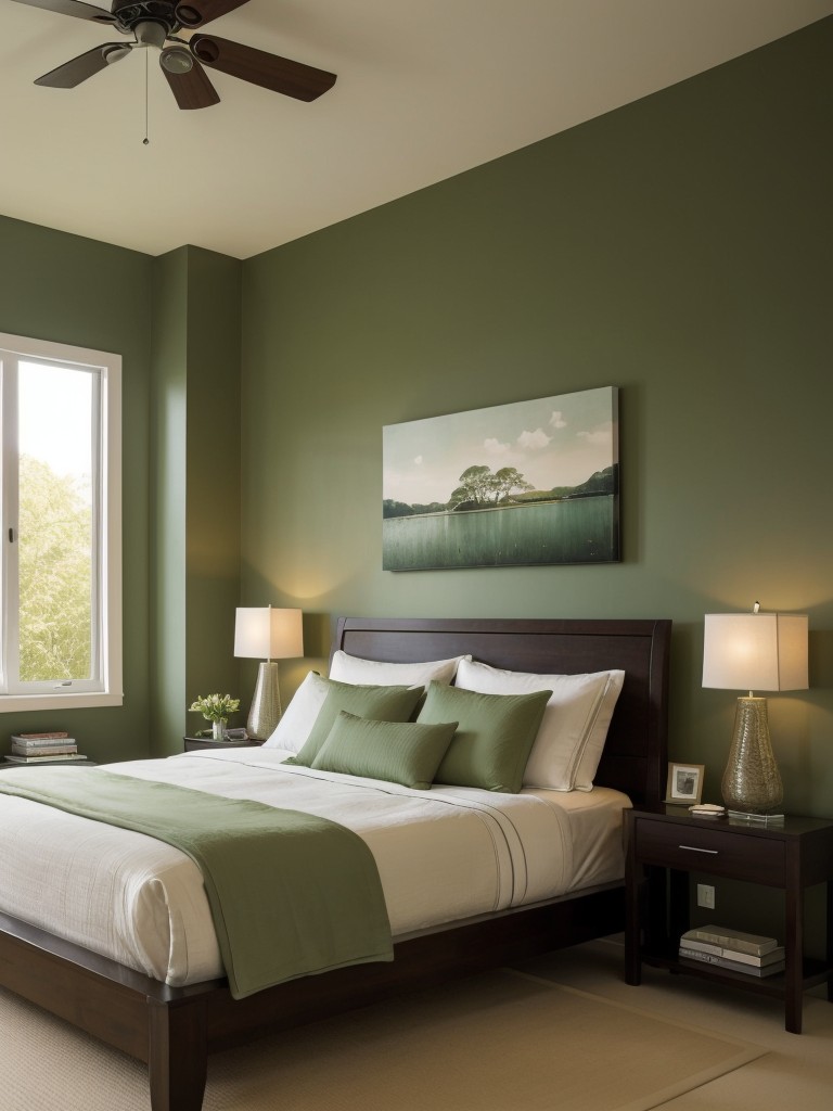 Green Bedroom Zen: Serene Décor Ideas for an Apartment Retreat!