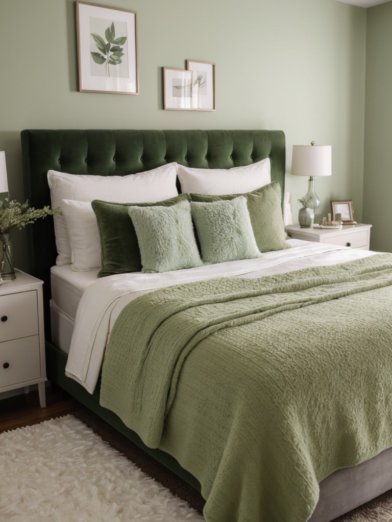 Bedroom Makeover: Elevate Your Space with Cozy Green Accents!