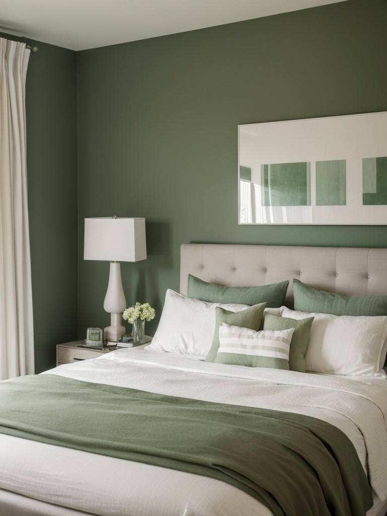 Green & Serene: Refresh Your Apartment with Vibrant Bedroom Décor!