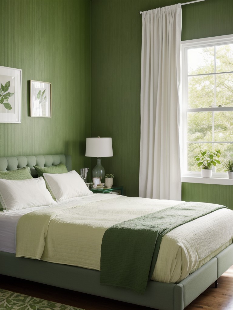 Refresh Your Apartment with Lush Green Bedroom Decor Ideas!