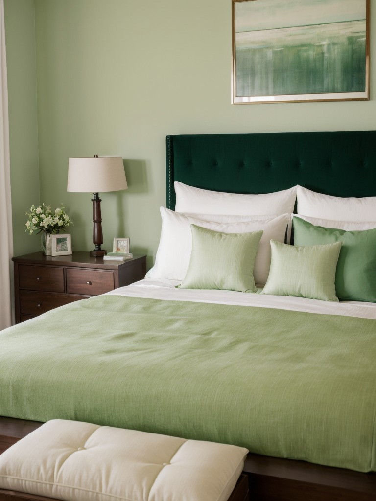 Minimalist Apartment Vibes: Transform Your Space with Tranquil Green Décor!