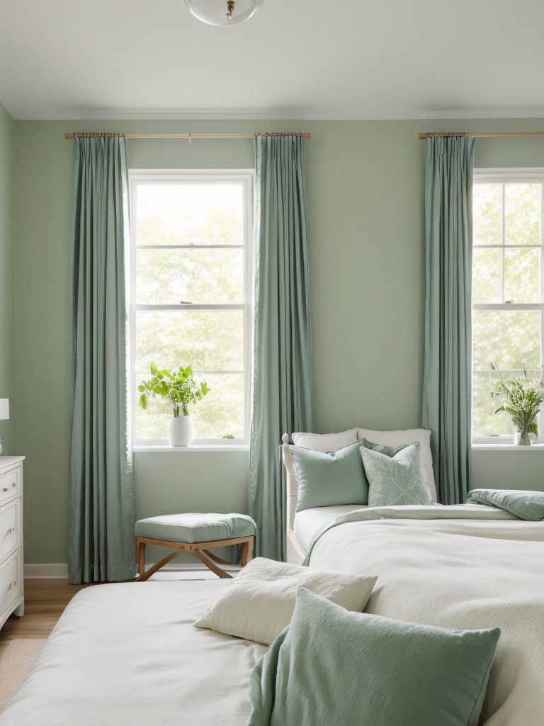 Tranquil Green Bedroom Inspiration: Create a Relaxing Oasis!