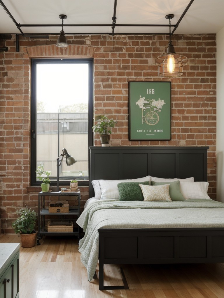 Urban Chic: Transform Your Apartment with Exposed Brick and Metal Accents!