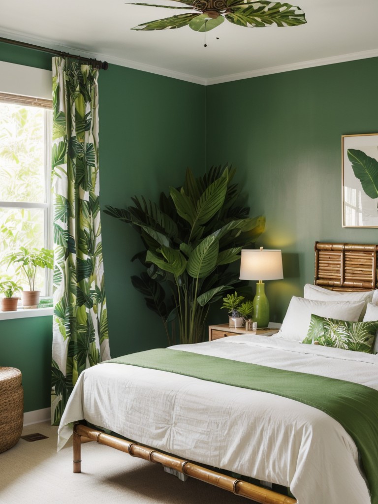 Tropical Paradise: Bring Refreshing Greenery to your Bedroom!