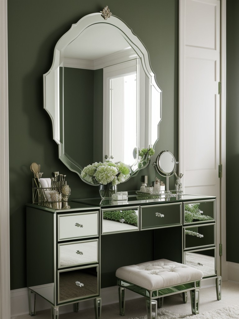 Green Glam: Stylish Bedroom Decor Ideas for an Elegant Apartment!