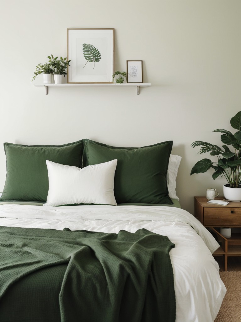 Go Green: Stylish Apartment Bedroom Ideas with a Minimalist Touch!