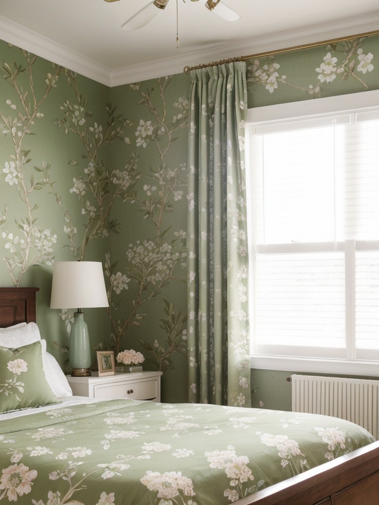 Green Bedroom Escape: Floral Decor Ideas for Peaceful Vibes