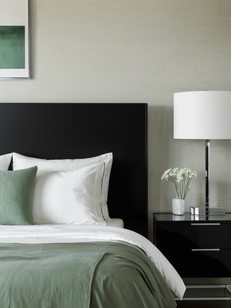 Green Bedroom Décor: Create a Zen Retreat with Sleek Monochromatic Style!