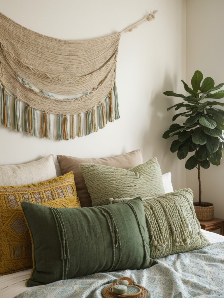 Lush Oasis: Transform Your Apartment Bedroom into a Zen Retreat with Green Décor!