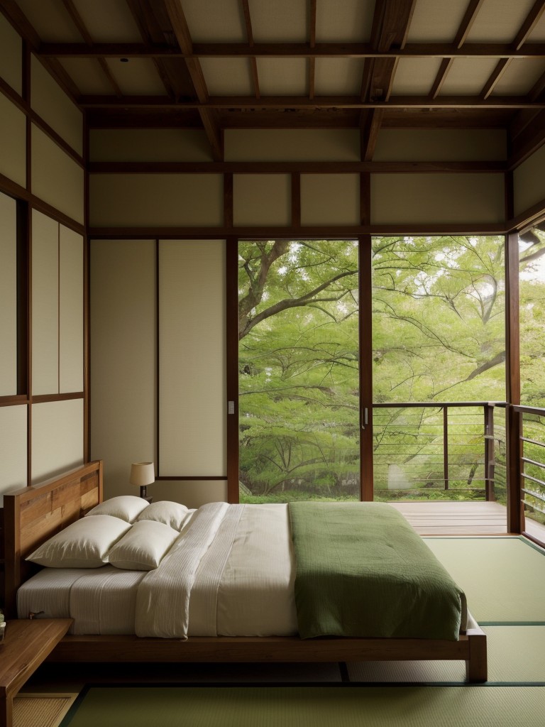 Zen Vibes: Create a Green Bedroom Oasis with Nature-Inspired Decor!