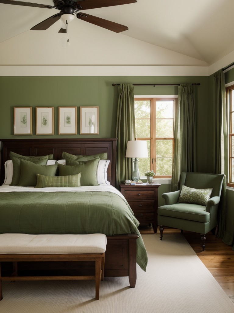 Green Bedroom Oasis: Bring Nature Indoors with Inspiring Decor!