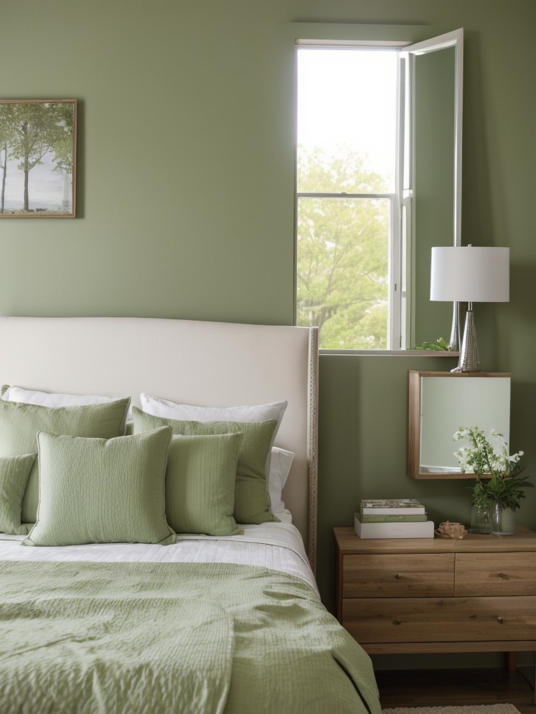 Green Bedroom Decor: Bring the Outdoors In with Nature-Inspired Apartments!