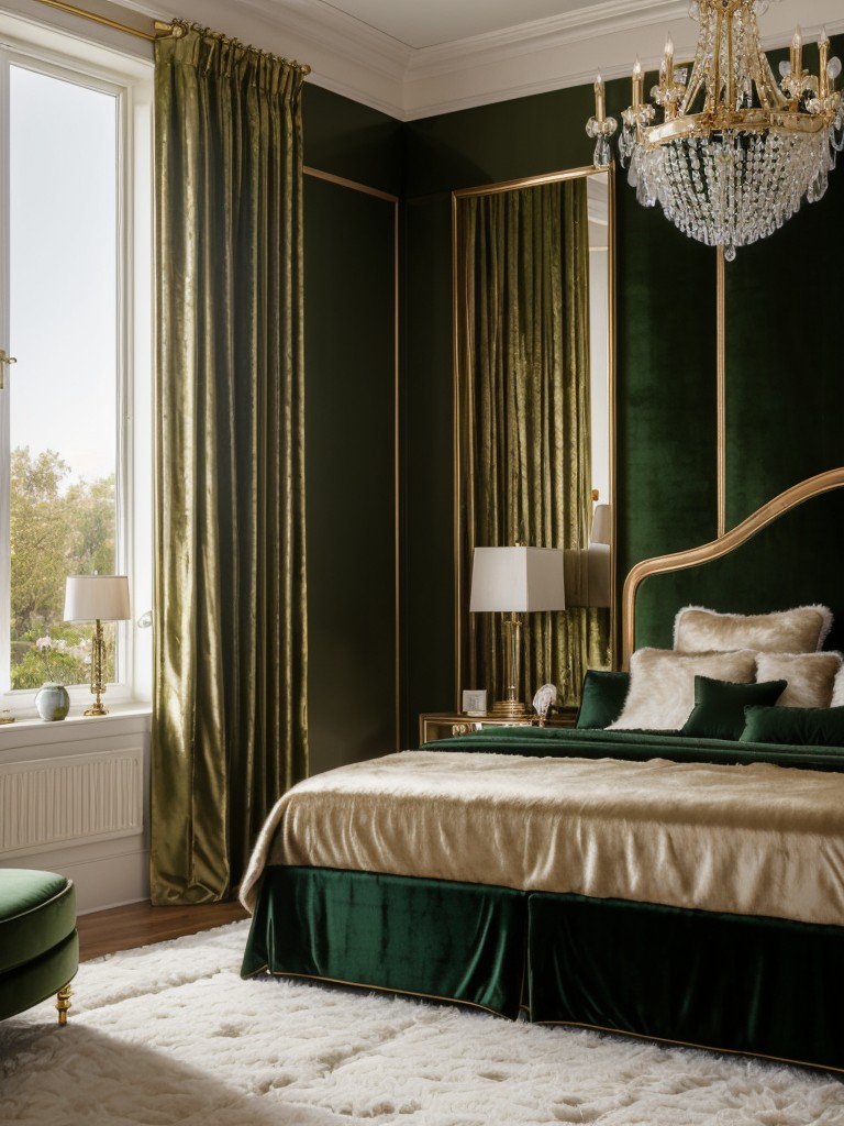 Insider Tips: Elevate Your Apartment with Luxe Green Bedroom Décor!