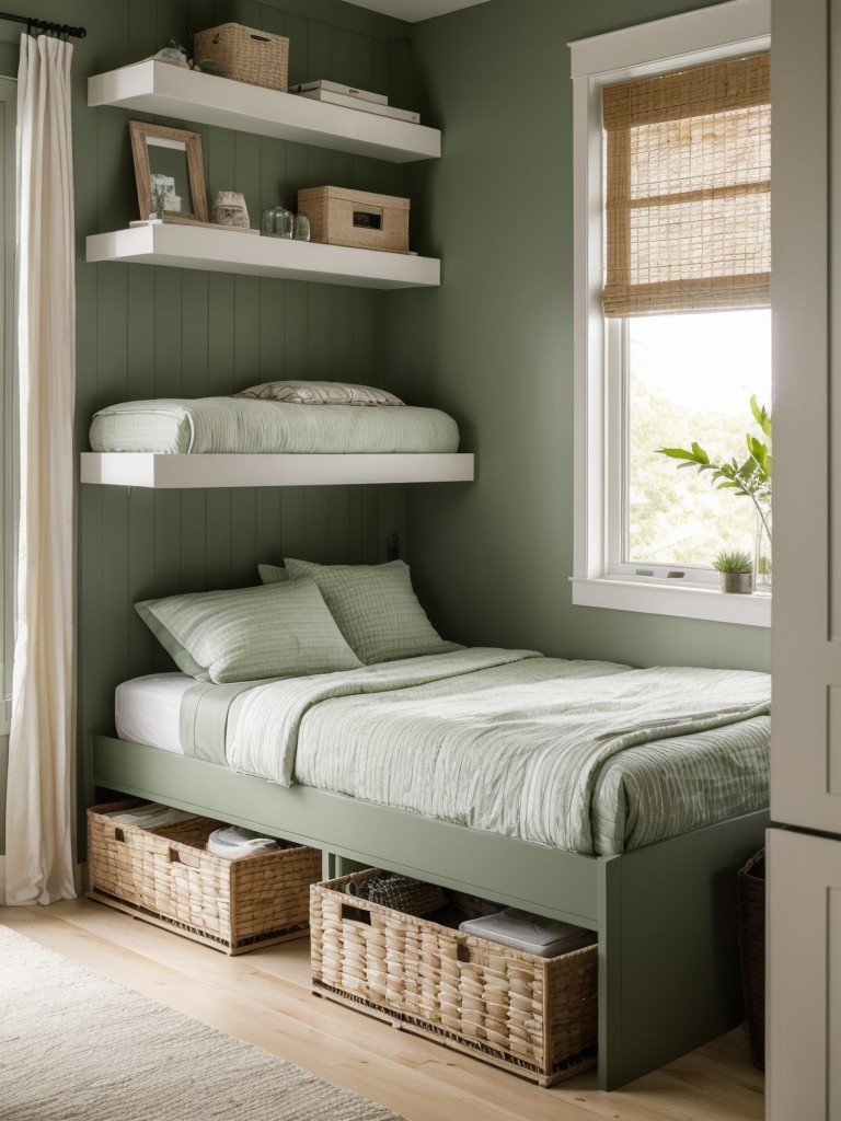 Transform Your Apartment with Tranquil Nature-Inspired Bedroom Décor!