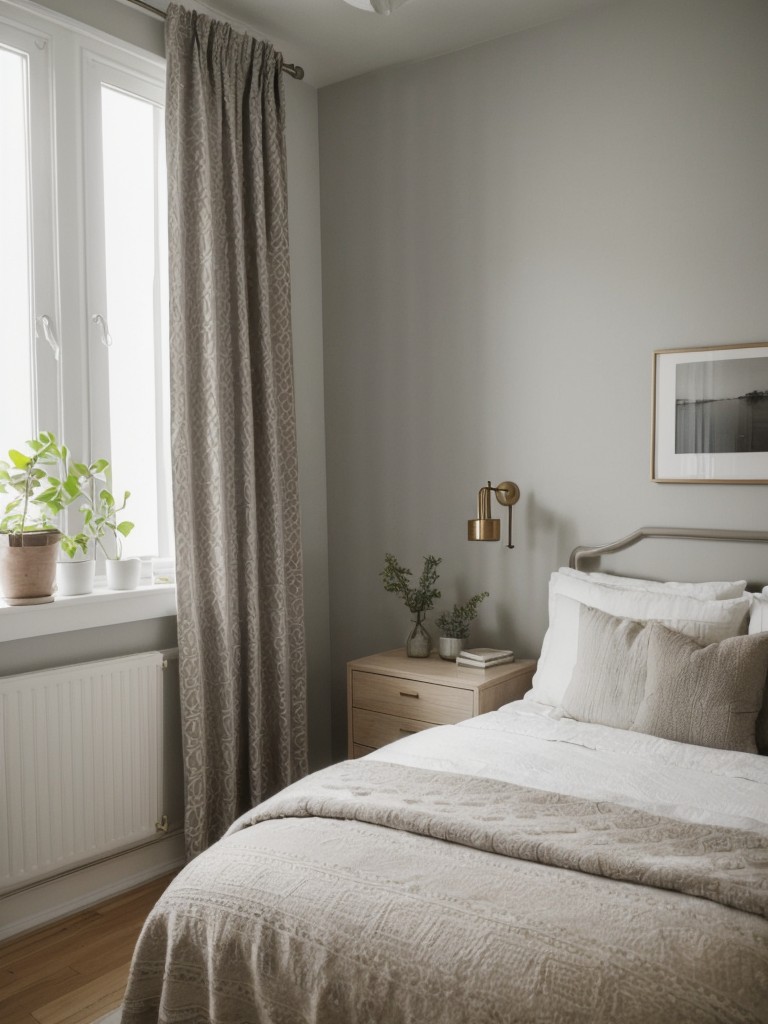 Budget-Friendly Scandinavian Bedroom: Layered Textures & Patterns