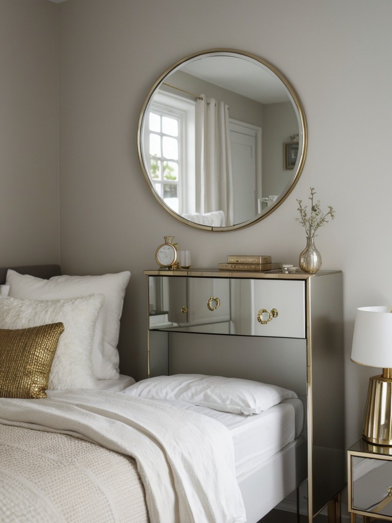 Budget-Friendly Scandinavian Bedroom: Glam up with Metallic Accents!