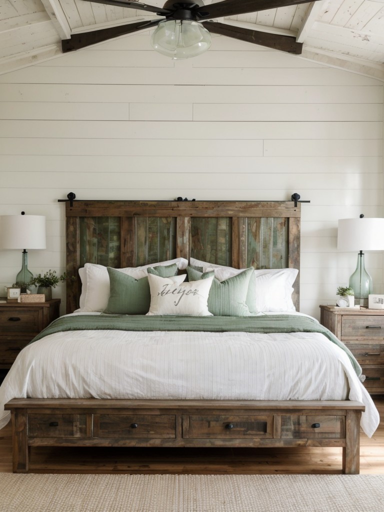 Rustic Chic: Transform your bedroom with green décor!