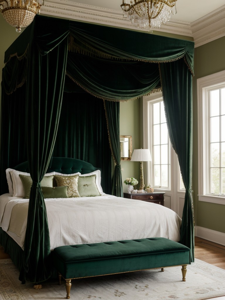 Green Bedroom Revamp: Elevate Your Space with Luxurious Décor